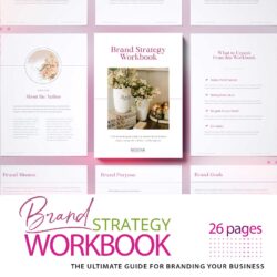 Brand Strategy ebook/Workbook - Your blueprint to branding mastery.