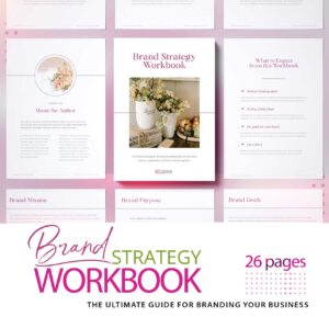 Brand Strategy ebook/Workbook - Your blueprint to branding mastery.