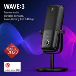 Elgato Wave:3 - Premium Studio Quality USB Condenser Microphone for Streaming, Podcast, Gaming and Home Office, Free Mixer Software, Sound Effect Plugins, Anti-Distortion, Plug ’n Play, for Mac, PC - Image 3